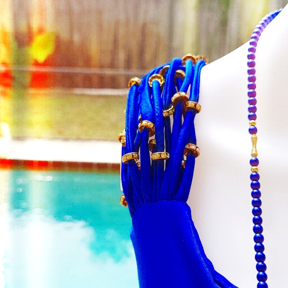 Tala Raassi Lollipop Bikini swim medium blue